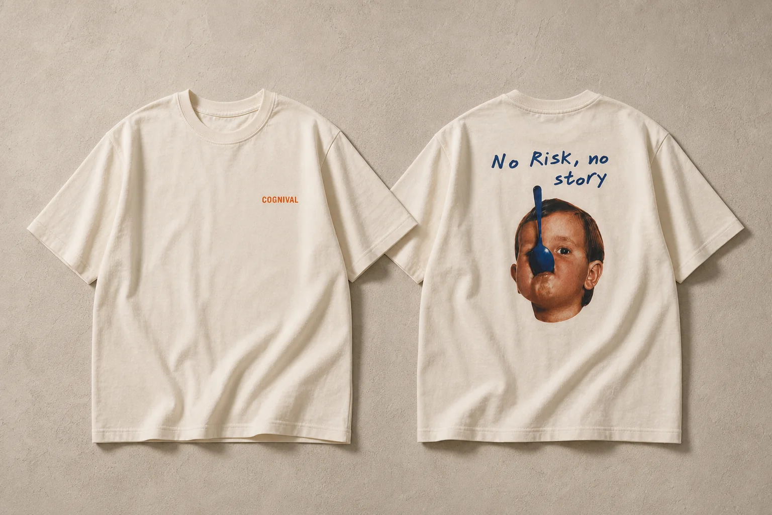 Front and back of the limited-edition T-shirt included with Cognival Day 1s