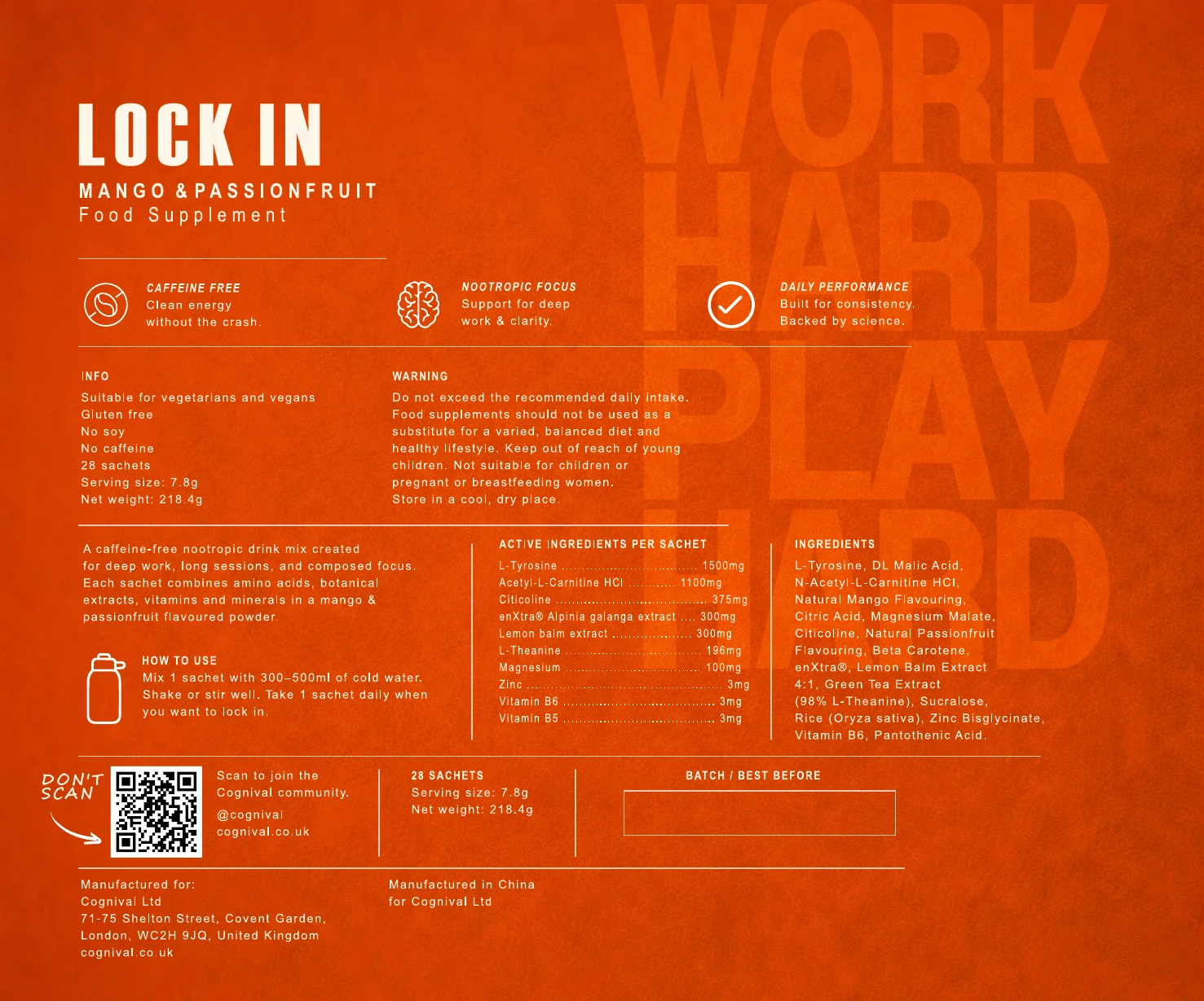 Flat Lock In back-of-pack design